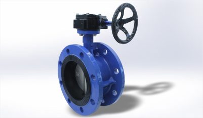 Worm Gear Operated Flange Butterfly Valve